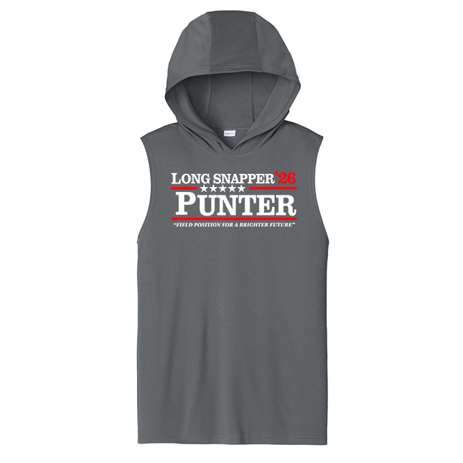 LONG SNAPPER PUNTER 26 - Hooded Muscle Tee