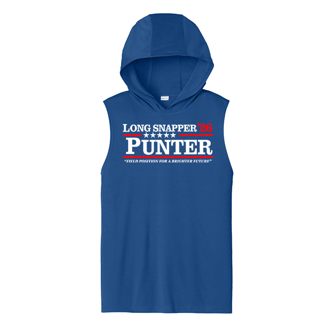 LONG SNAPPER PUNTER 26 - Hooded Muscle Tee