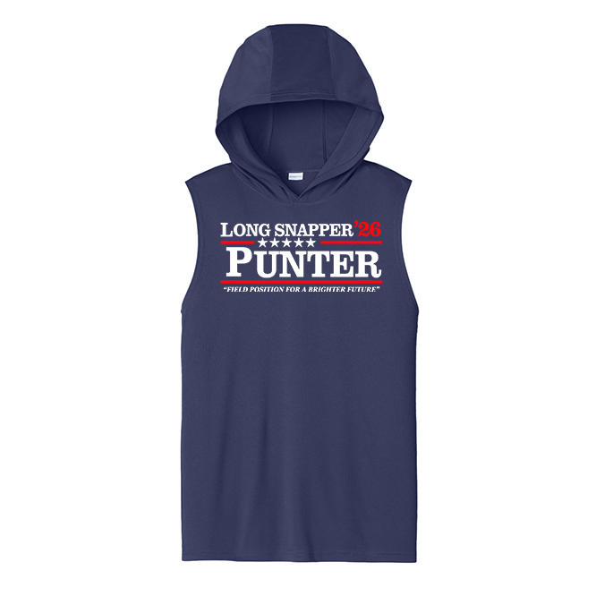 LONG SNAPPER PUNTER 26 - Hooded Muscle Tee