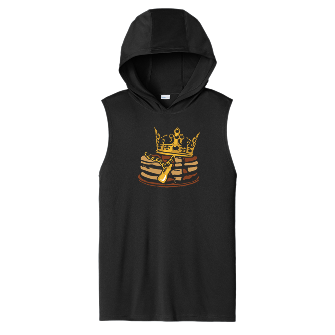 PANCAKE KING - Hooded Muscle Tee