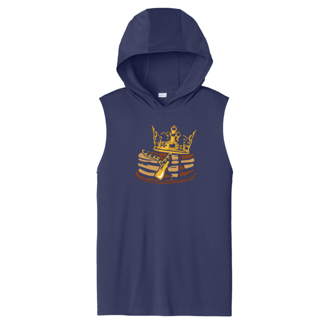 PANCAKE KING - Hooded Muscle Tee