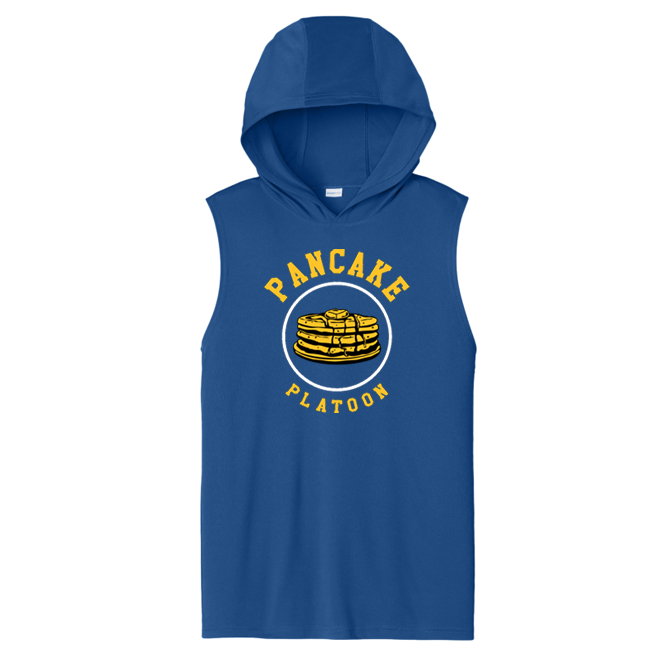 PANCAKE PLATOON - Hooded Muscle Tee