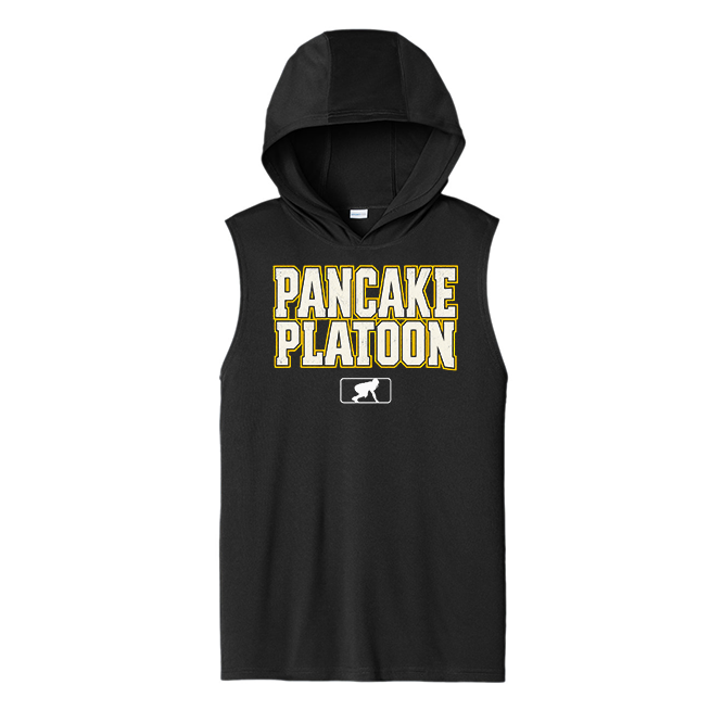 PANCAKE PLATOON (Heavy Narrow) - Hooded Muscle Tee