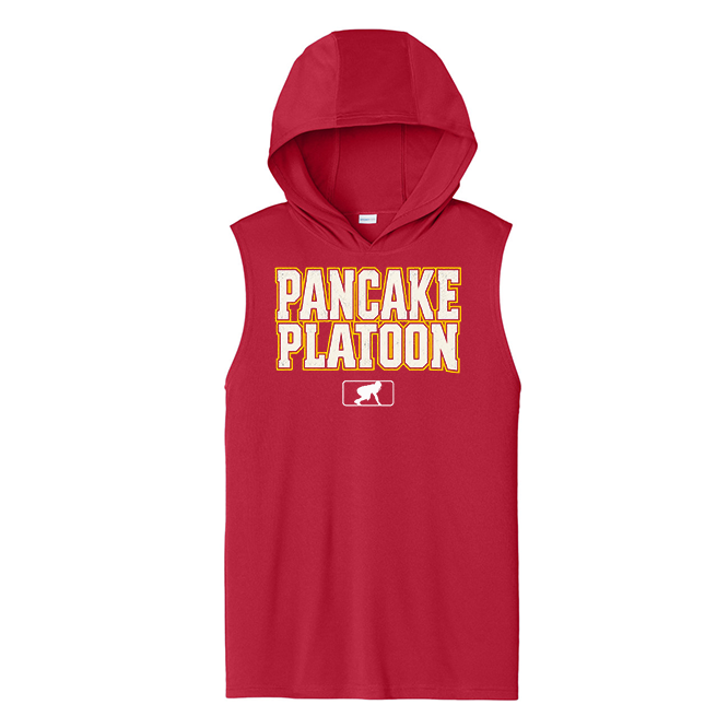 PANCAKE PLATOON (Heavy Narrow) - Hooded Muscle Tee