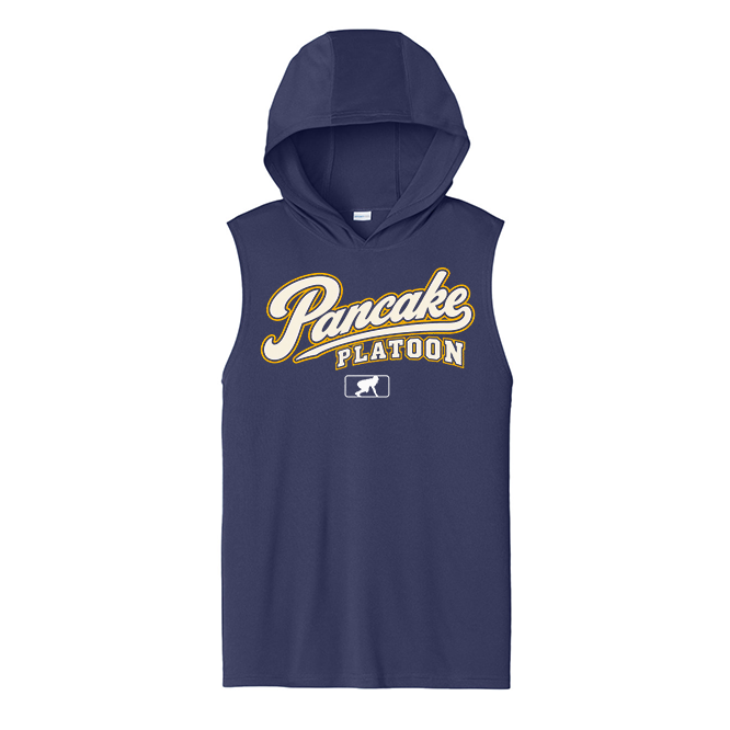 PANCAKE PLATOON (Vintage) - Hooded Muscle Tee