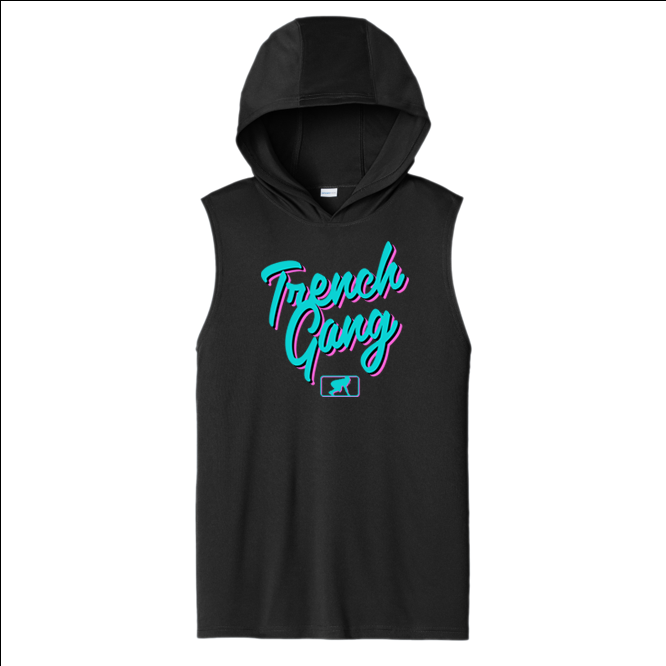 TRENCH GANG (Vice) - Hooded Muscle T-Shirt
