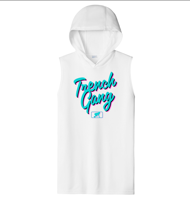 TRENCH GANG (Vice) - Hooded Muscle T-Shirt