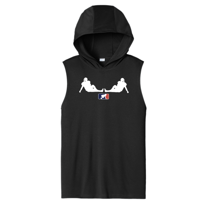 TRUCKER LOGO - Hooded Muscle Tee