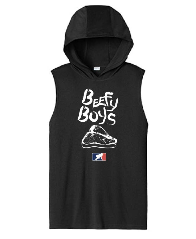 BEEFY BOYS - Hooded Muscle Tee