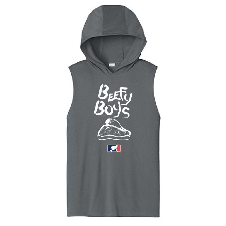 BEEFY BOYS - Hooded Muscle Tee