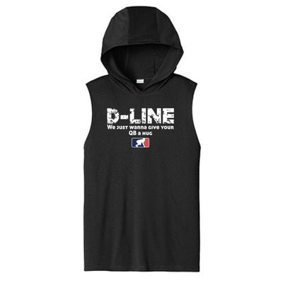 D-LINE HUGS - Hooded Muscle Tee