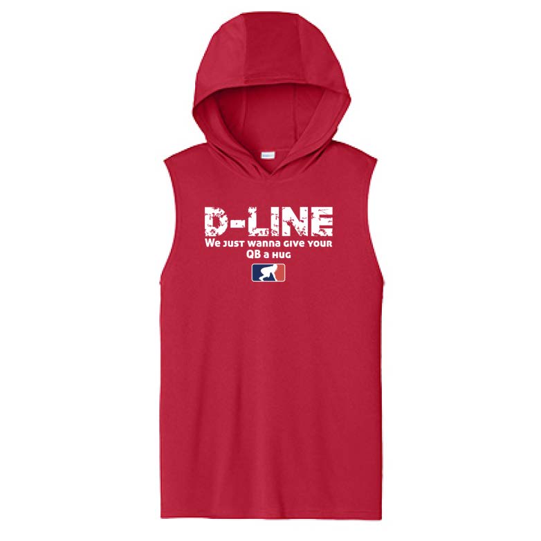 D-LINE HUGS - Hooded Muscle Tee