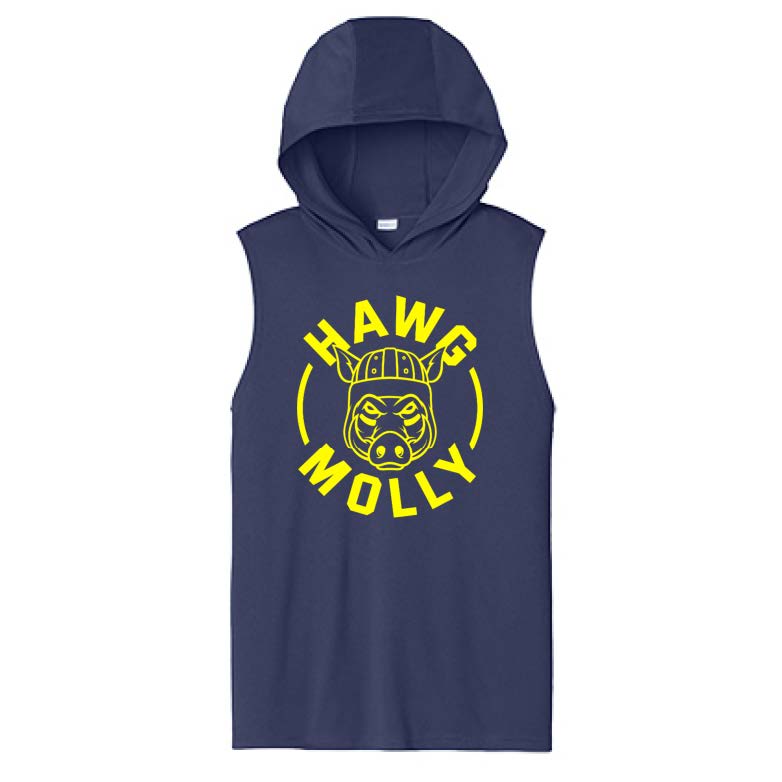 HAWG MOLLY (Yellow) - Hooded Muscle Tee