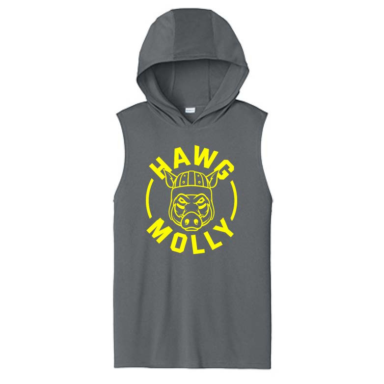 HAWG MOLLY (Yellow) - Hooded Muscle Tee