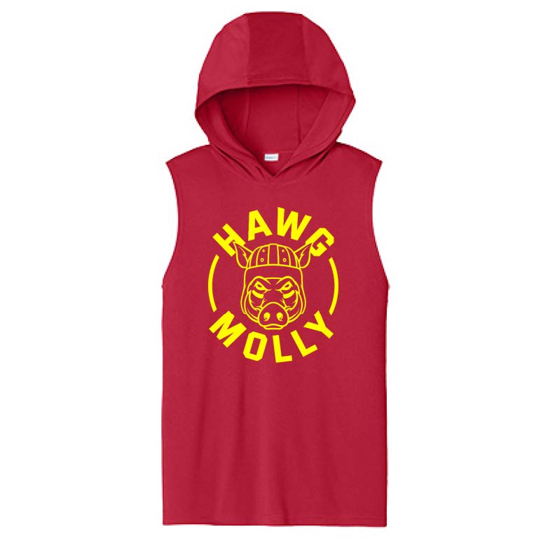 HAWG MOLLY (Yellow) - Hooded Muscle Tee