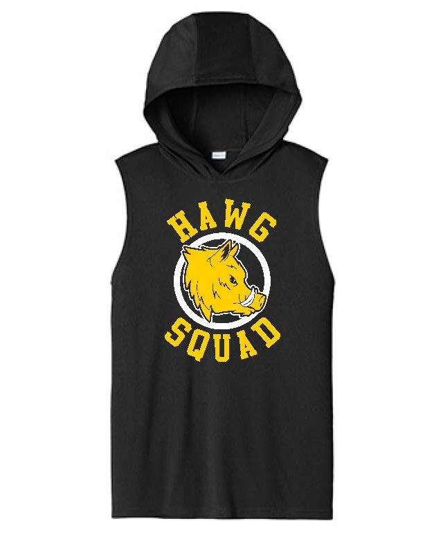 HAWG SQUAD - Hooded Muscle Tee