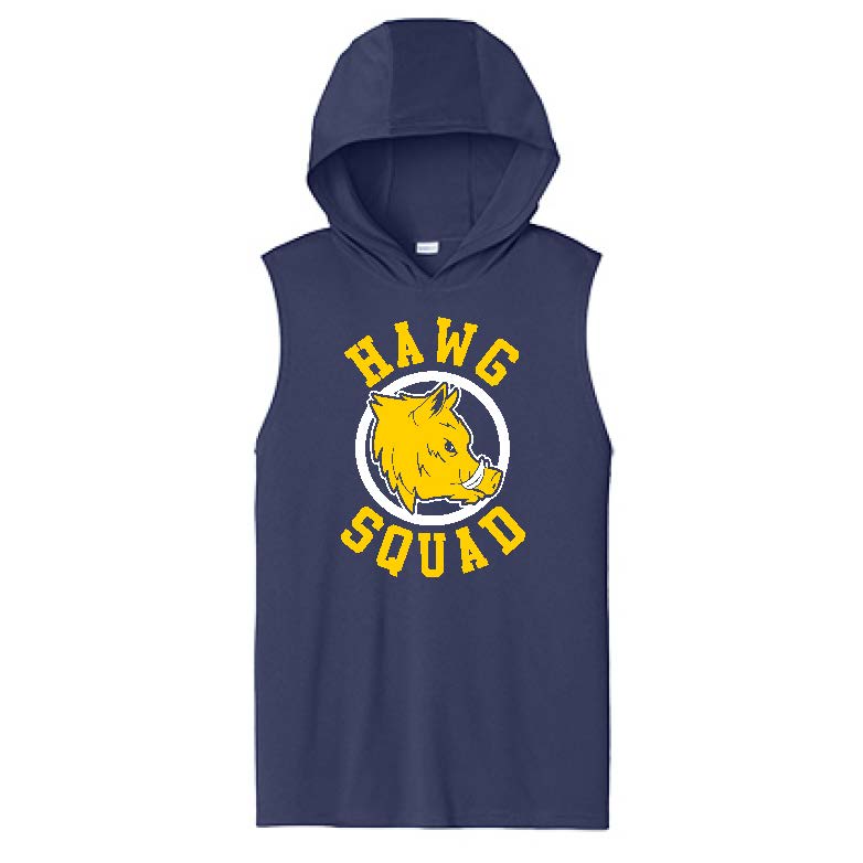 HAWG SQUAD - Hooded Muscle Tee