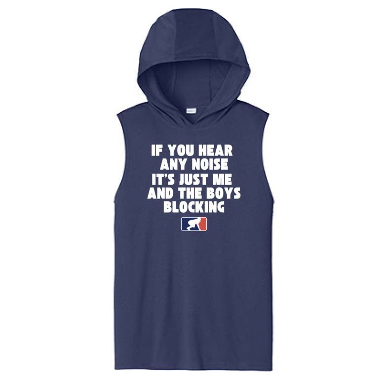 ITS JUST ME AND THE BOYS - Hooded Muscle Tee