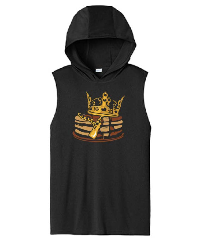 PANCAKE KING - Hooded Muscle Tee