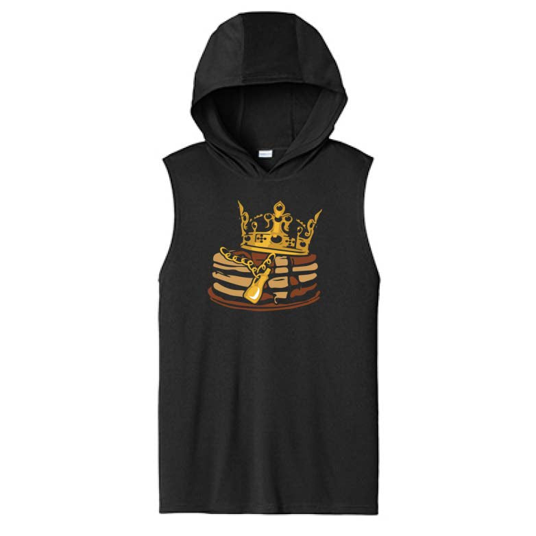 PANCAKE KING - Hooded Muscle Tee