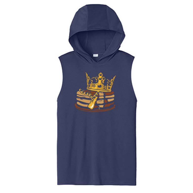 PANCAKE KING - Hooded Muscle Tee