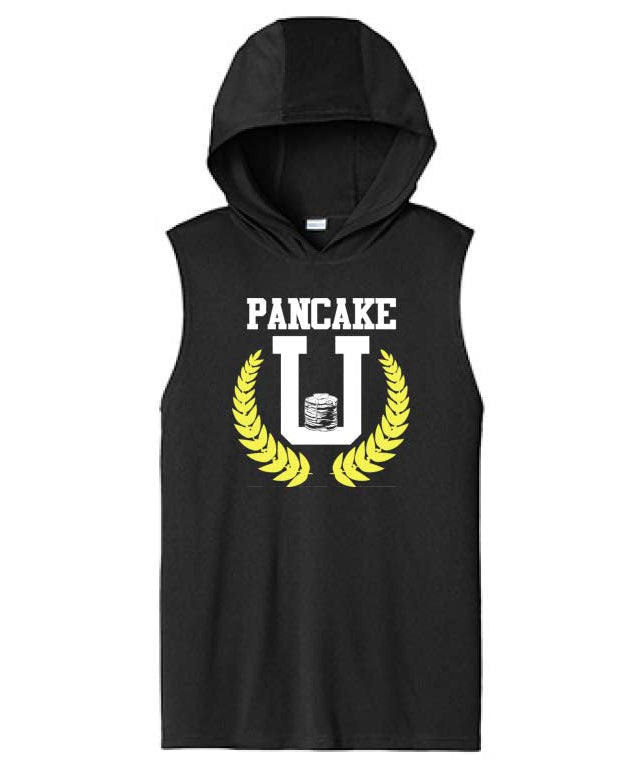 PANCAKE U - Hooded Muscle Tee