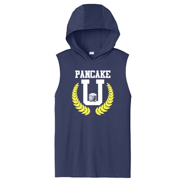 PANCAKE U - Hooded Muscle Tee