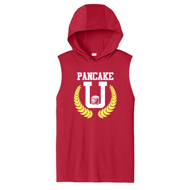 PANCAKE U - Hooded Muscle Tee