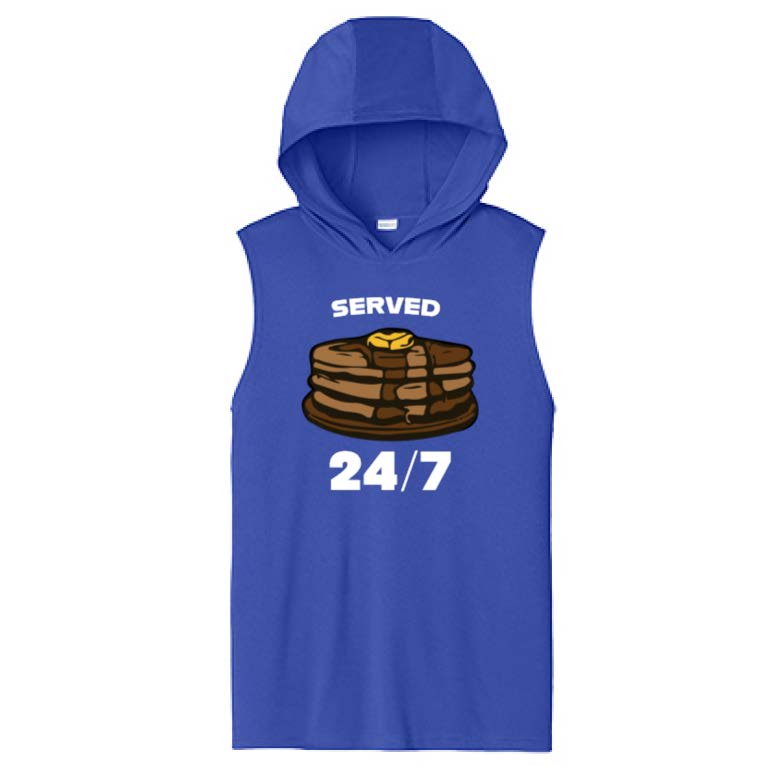 SERVED 24/7 - Hooded Muscle Tee