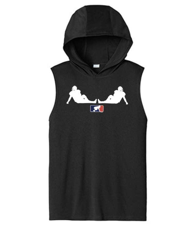 TRUCKER LOGO - Hooded Muscle Tee