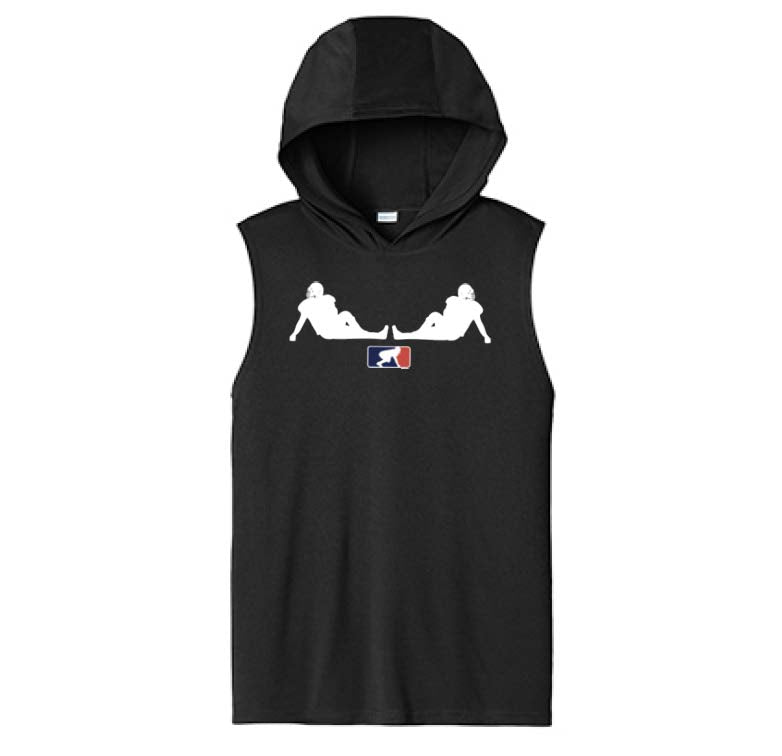 TRUCKER LOGO - Hooded Muscle Tee