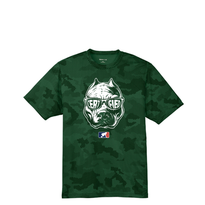 CERTIFIED DAWG - Hex Camo Performance Tee