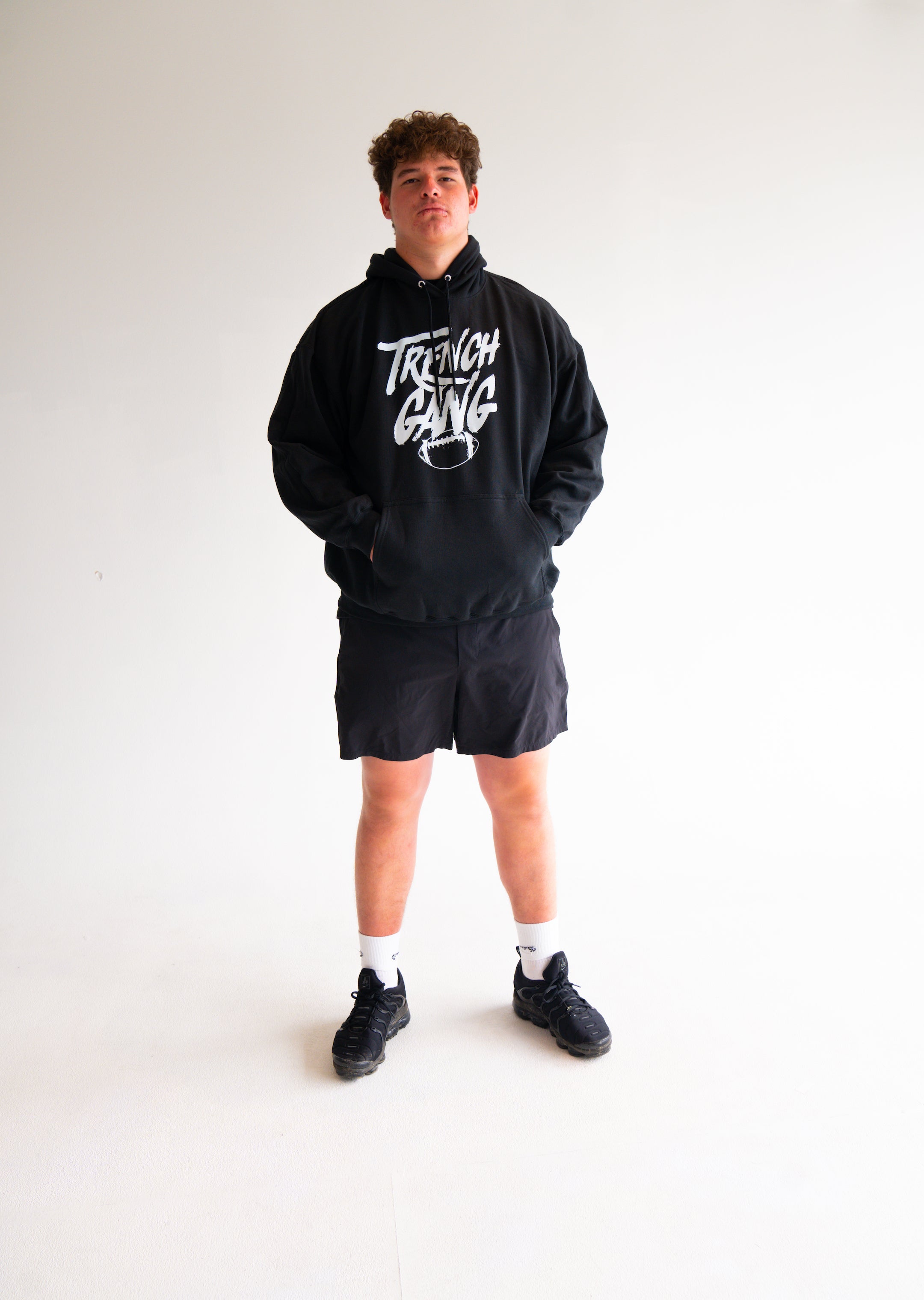 TRENCH GANG (White) - Hoodie
