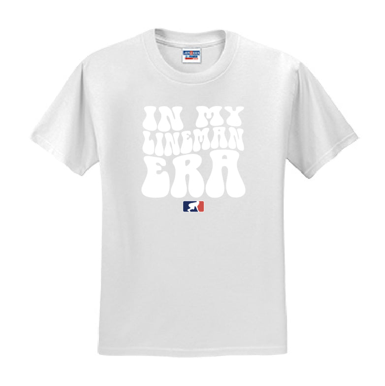 IN MY LINEMAN ERA (White) - T-Shirt