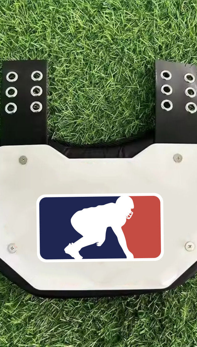 Lineman Probs Football Back Plate
