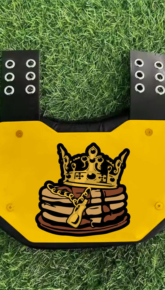 Pancake King Football Back Plate