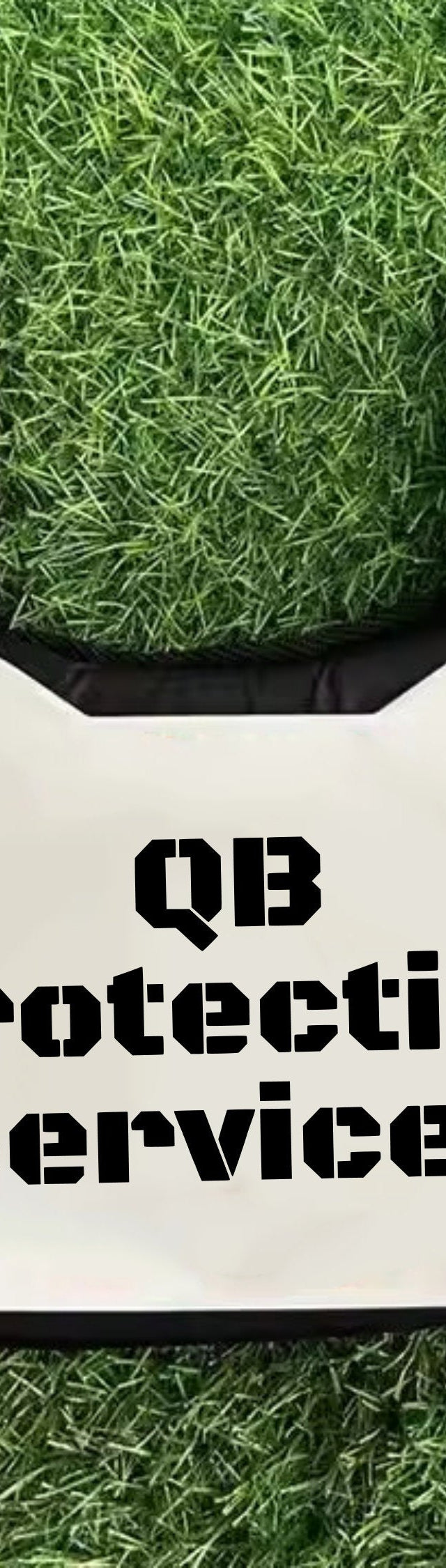 QB Protection Services Football Back Plate