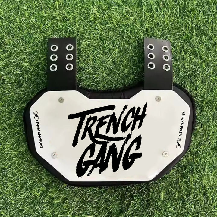Trench Gang Football Back Plate