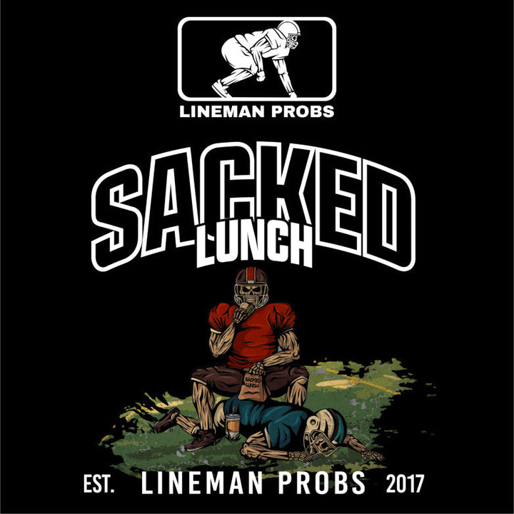 BIG BONED - SACKED LUNCH - Short Sleeve Hoodie