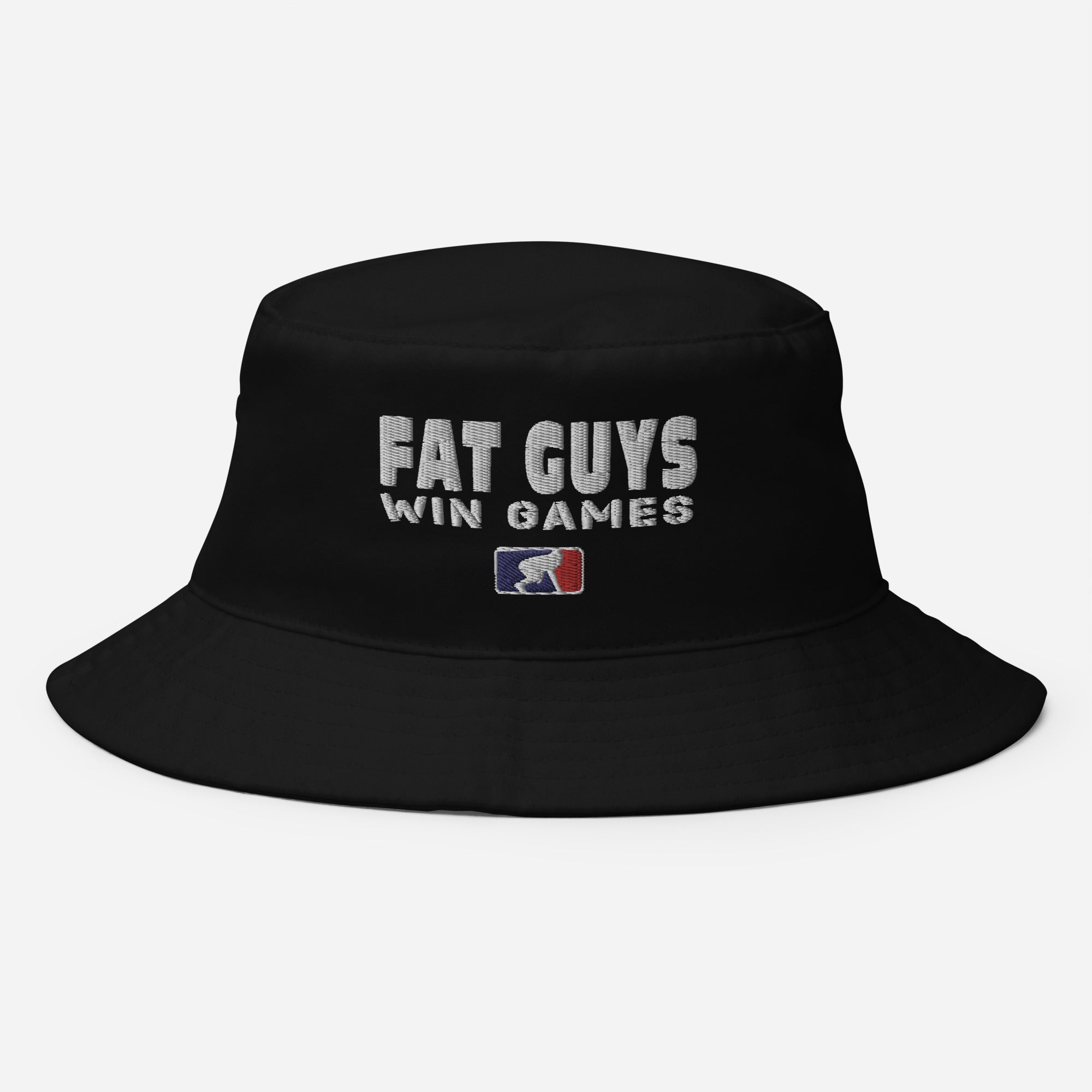 Fat Guys Win Games Bucket Hat