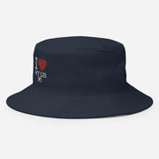 I Love My QB Bucket Hat - With Logo