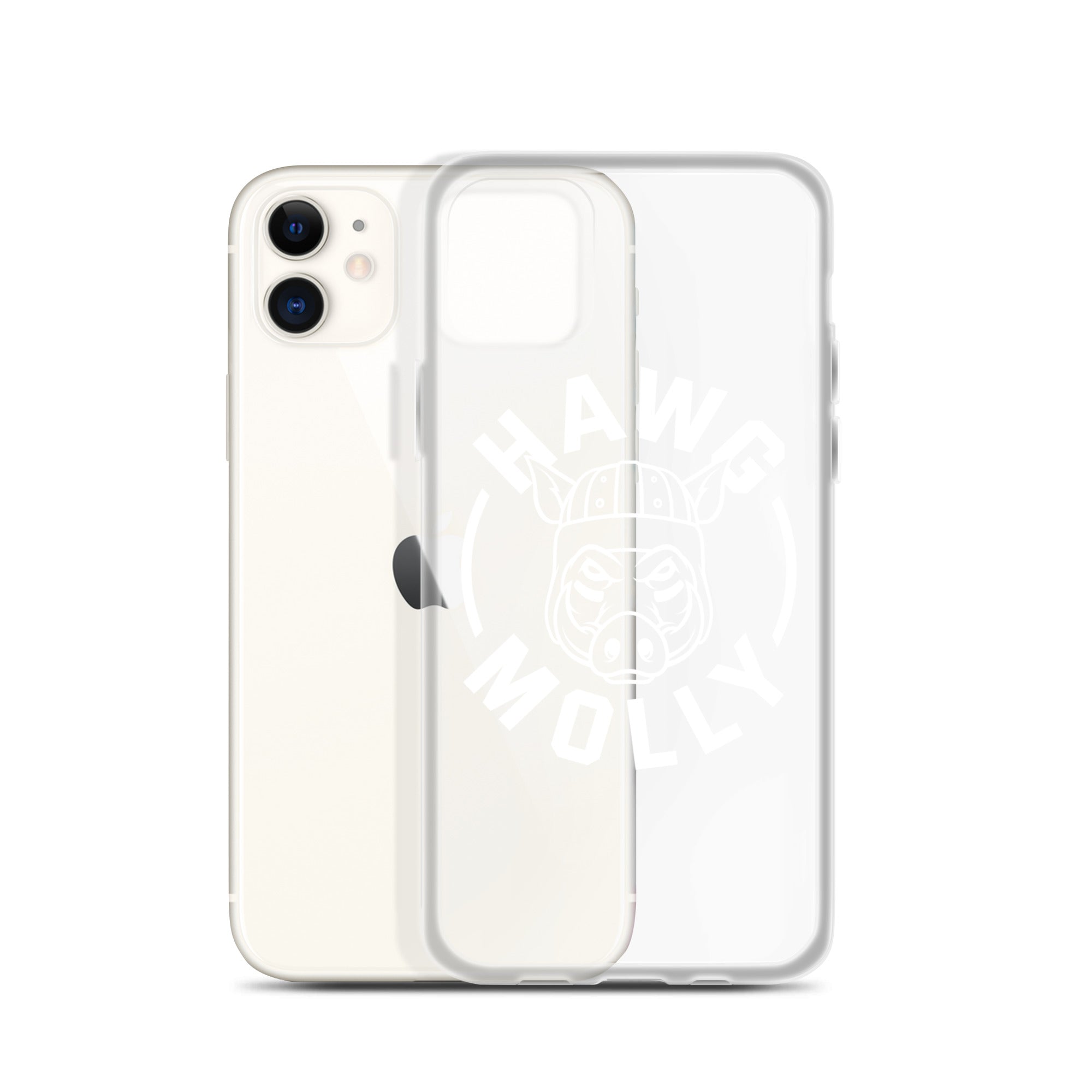 Hawg Molly (white) - iPhone (clear)