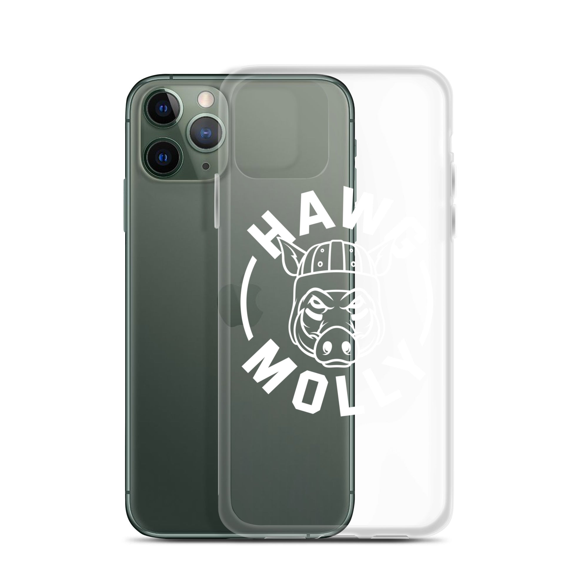 Hawg Molly (white) - iPhone (clear)