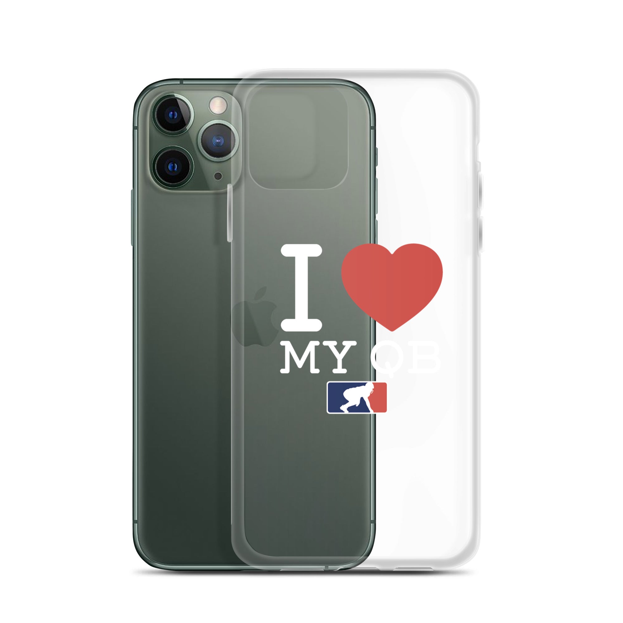 I <3 My QB - iPhone (clear)