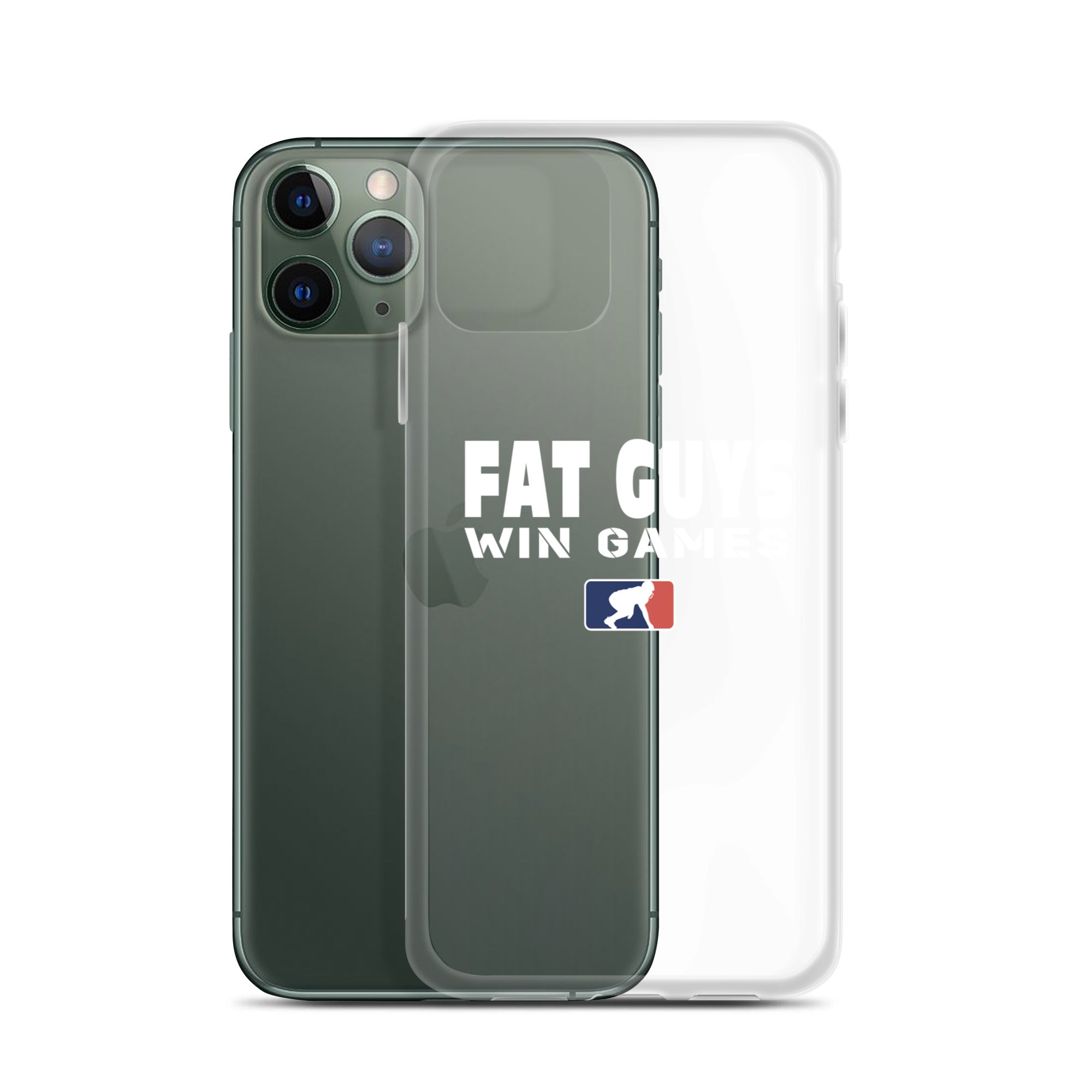 Fat Guys Win Games - iPhone (clear)