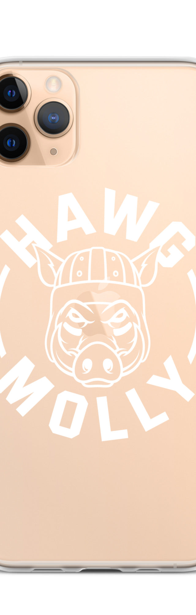 Hawg Molly (white) - iPhone (clear)