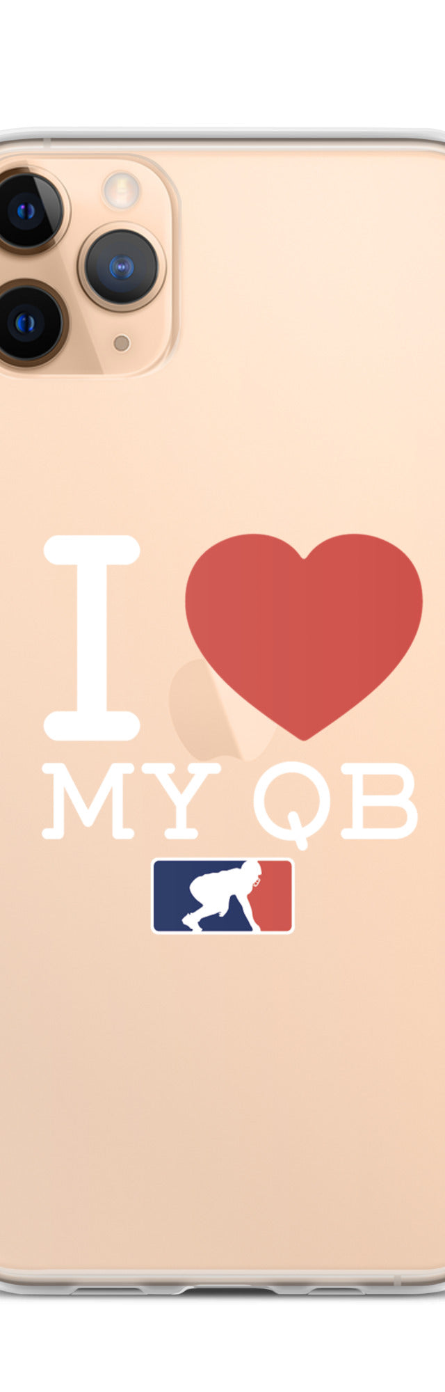 I <3 My QB - iPhone (clear)