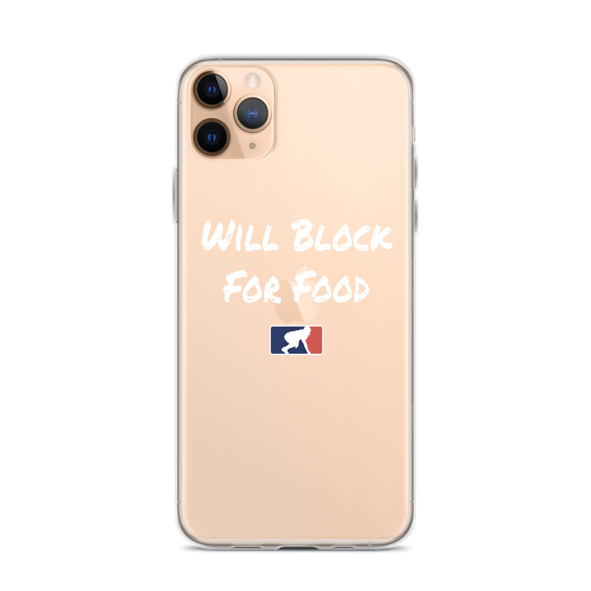 Will Block for Food - iPhone (clear)