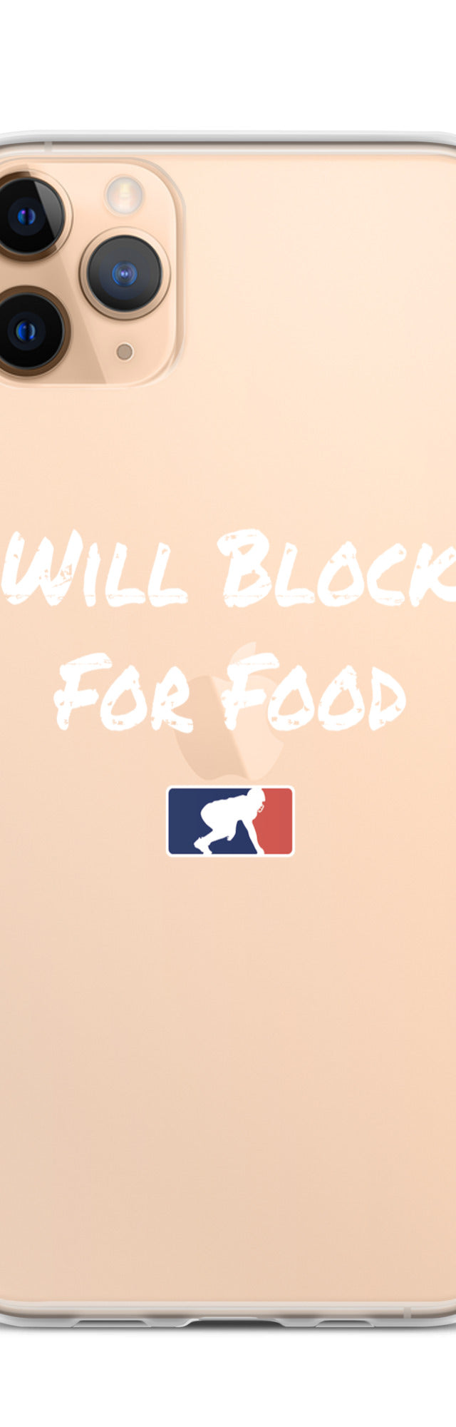 Will Block for Food - iPhone (clear)