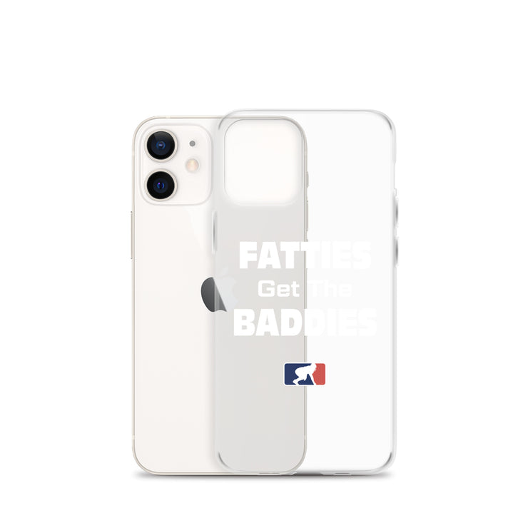 Fatties Get the Baddies - iPhone case (clear)